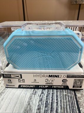 Altec Lansing HydraMini 2.0 EverythingProof Bluetooth Speaker Aqua Blue
